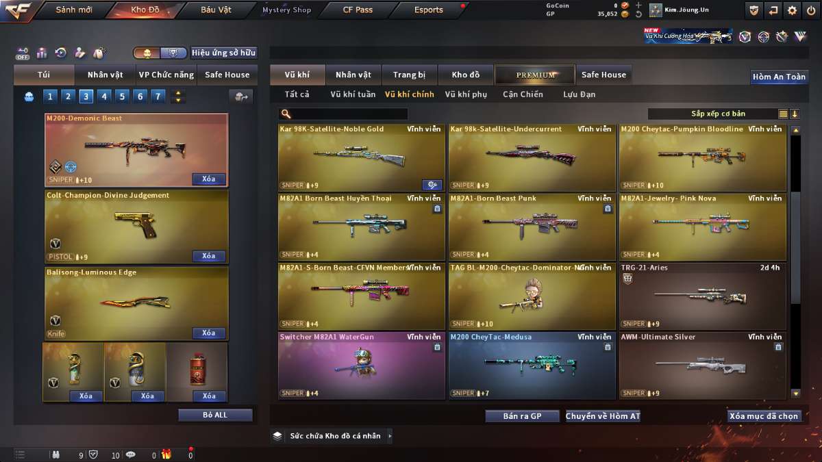 shop acc cf uy tin gia re